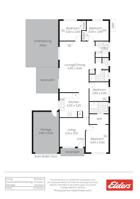 4 Vern Schuppan Drive, Whyalla Norrie, SA, 5608 - Floorplan 1