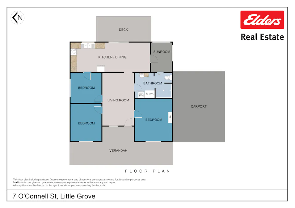7 O'Connell Street, Little Grove, WA, 6330 - Floorplan 1