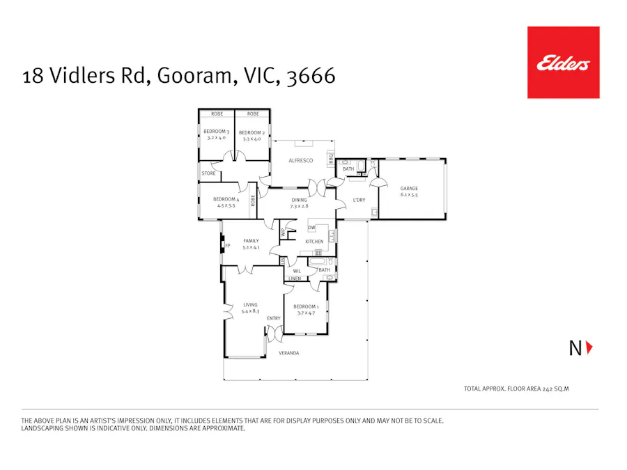 1036 Euroa-Mansfield Road, Gooram, VIC, 3666 - Floorplan 1