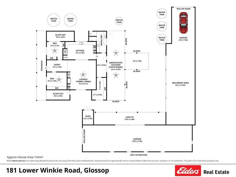 181 Lower Winkie Road, Glossop, SA, 5344 - Floorplan 1