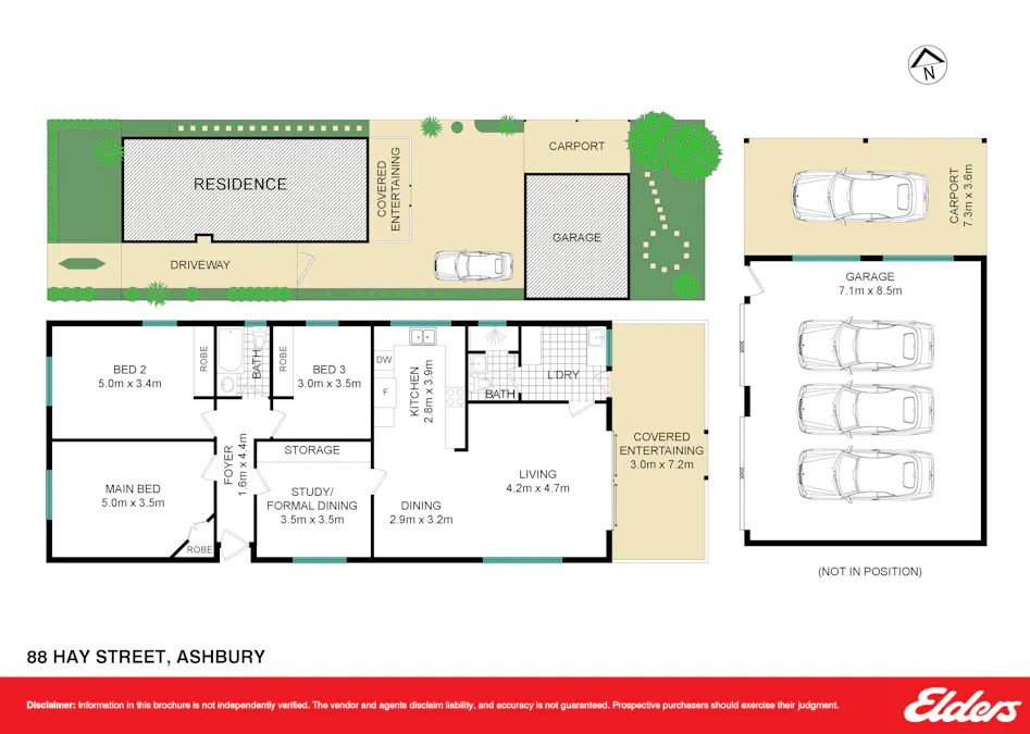 88 Hay Street, Ashbury, NSW, 2193 - Floorplan 1
