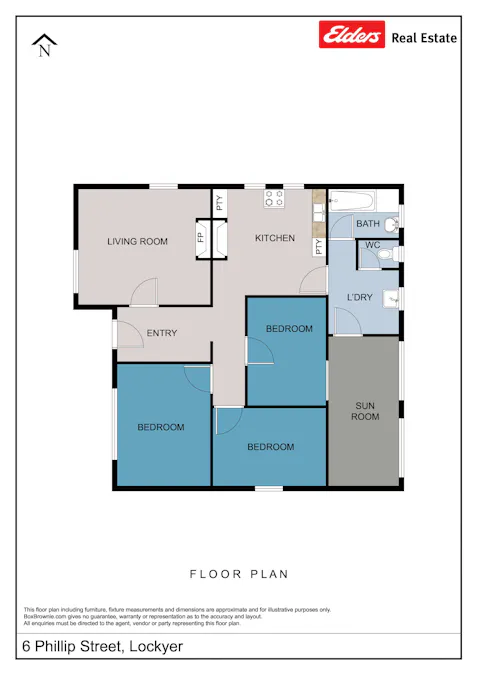 6 Phillip Street, Lockyer, WA, 6330 - Floorplan 1