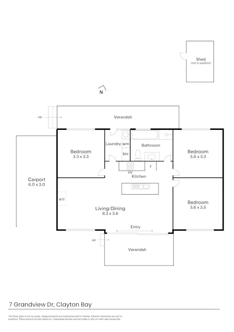 7 Grandview Drive, Clayton Bay, SA, 5256 - Floorplan 1