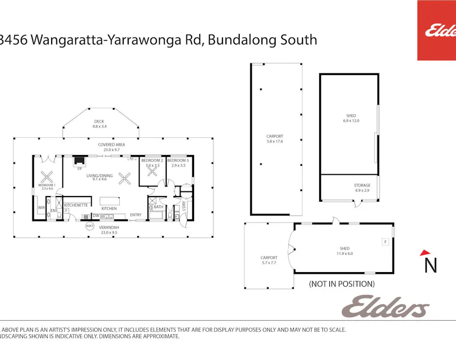 3456 Wangaratta-Yarrawonga Road, Bundalong South, VIC, 3730 - Floorplan 2