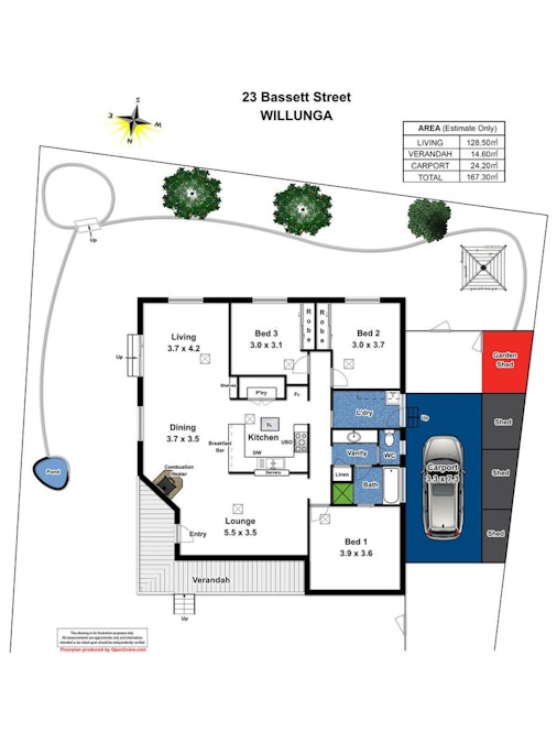 23 Bassett Street, Willunga, SA, 5172 - Floorplan 1