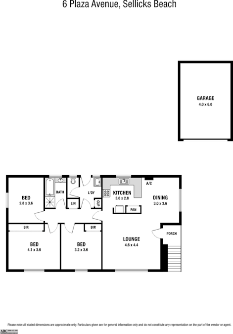 6 Plaza Avenue, Sellicks Beach, SA, 5174 - Floorplan 1