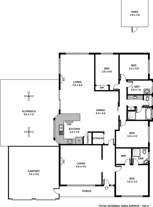 47 Jade Loop, Aldinga Beach, SA, 5173 - Floorplan 1