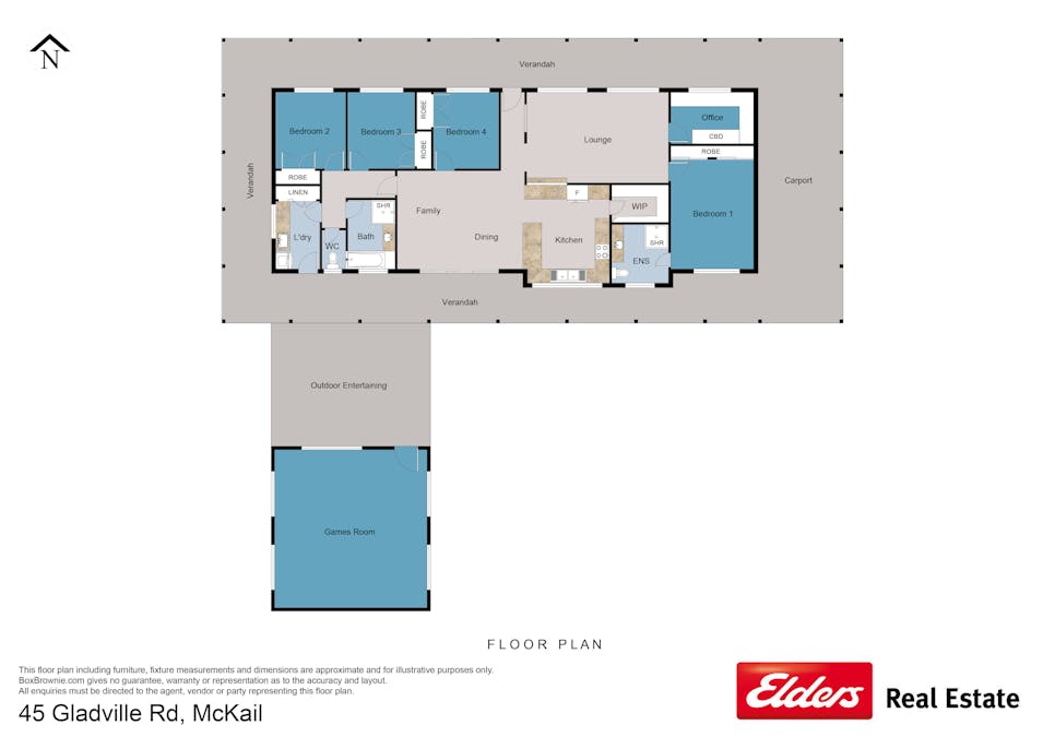 45 Gladville Road, Mckail, WA, 6330 - Floorplan 1