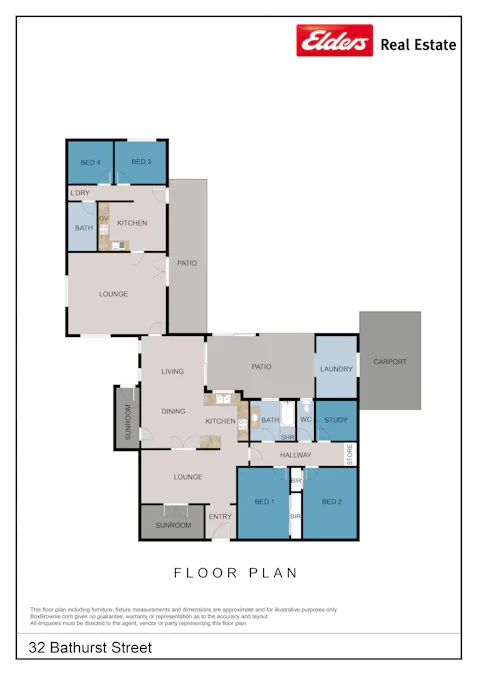 32 Bathurst Street, Mira Mar, WA, 6330 - Floorplan 1