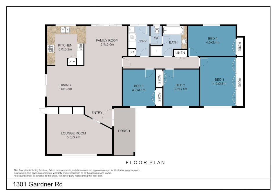 1301 Gairdner Road, Fitzgerald River National Park, WA, 6346 - Floorplan 1