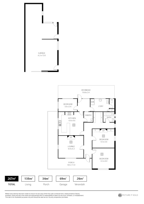 13 Bridge Street, Tanunda, SA, 5352 - Floorplan 1