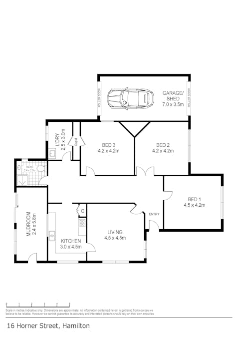 16 Horner Street, Hamilton, VIC, 3300 - Floorplan 1