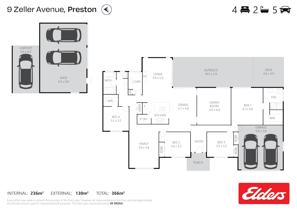 9 Zeller Avenue, Preston, QLD, 4352 - Floorplan 1