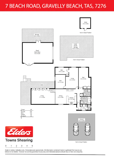 7 Beach Road, Gravelly Beach, TAS, 7276 - Floorplan 1