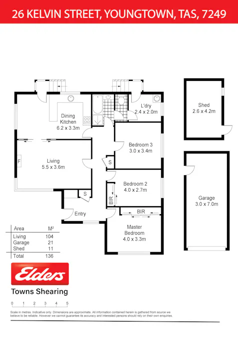 26 Kelvin Street, Youngtown, TAS, 7249 - Floorplan 1