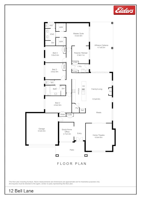12 Bell Lane, Goulburn, NSW, 2580 - Floorplan 1