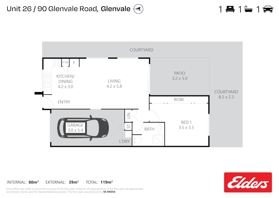 26/90 Glenvale Road, Glenvale, QLD, 4350 - Floorplan 1