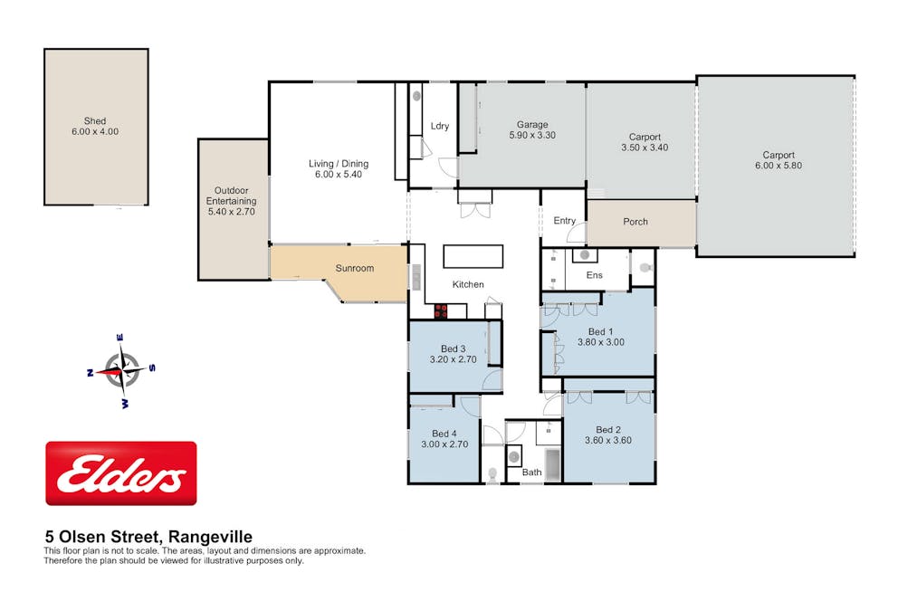 5 Olsen Street, Rangeville, QLD, 4350 - Floorplan 1