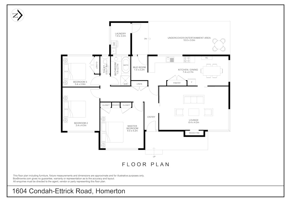 1604 Condah Ettrick Road, Homerton, VIC, 3304 - Floorplan 1