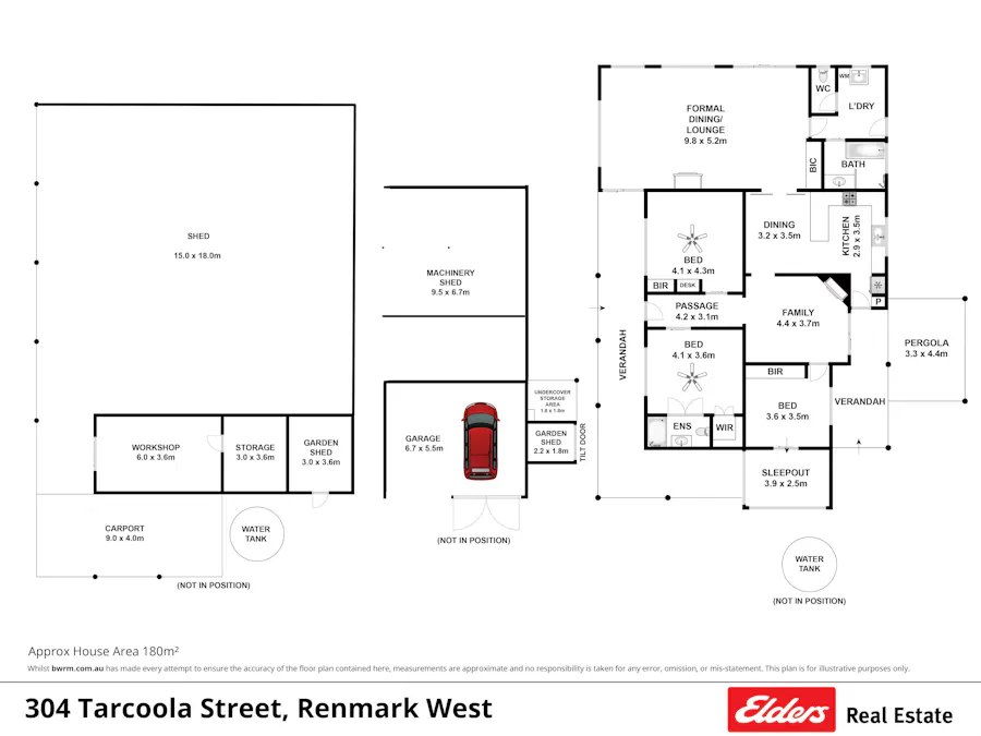 304 Tarcoola Street, Renmark, SA, 5341 - Floorplan 1