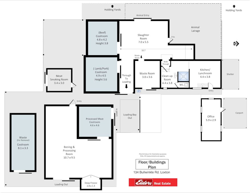 134 Bullwinkle Road, Loxton, SA, 5333 - Floorplan 1
