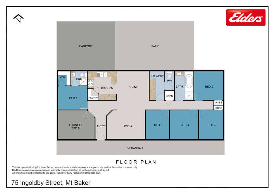 75 Ingoldby Street, Mount Barker, WA, 6324 - Floorplan 1