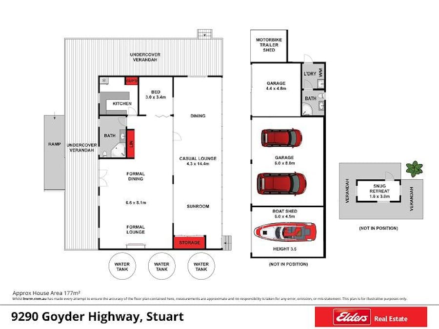 9290 Goyder Highway, Stuart, SA, 5320 - Floorplan 1