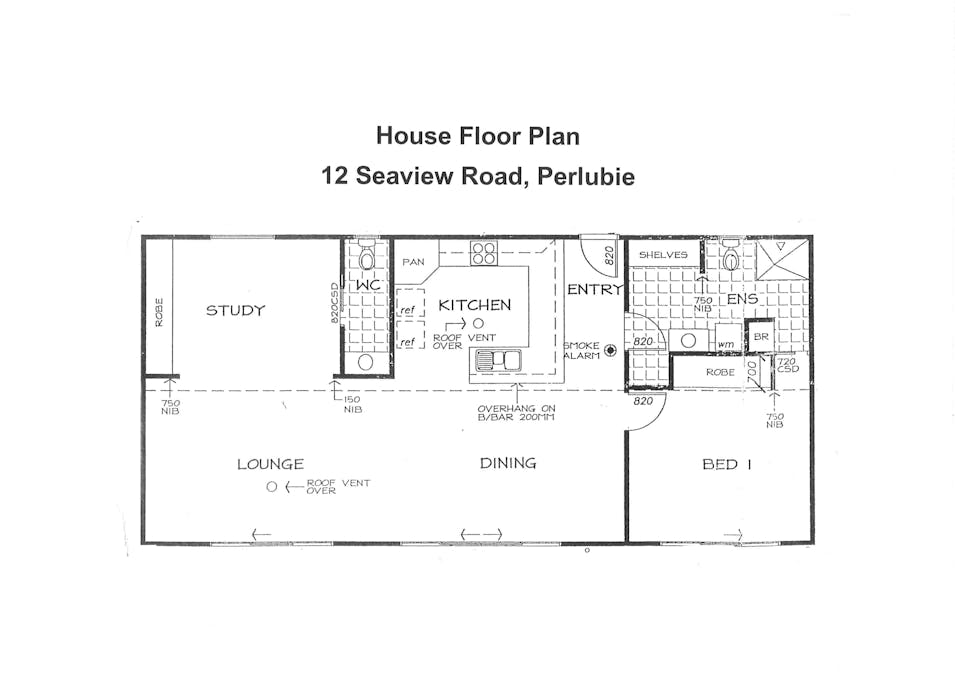 12 Seaview Road, Perlubie, SA, 5680 - Floorplan 1