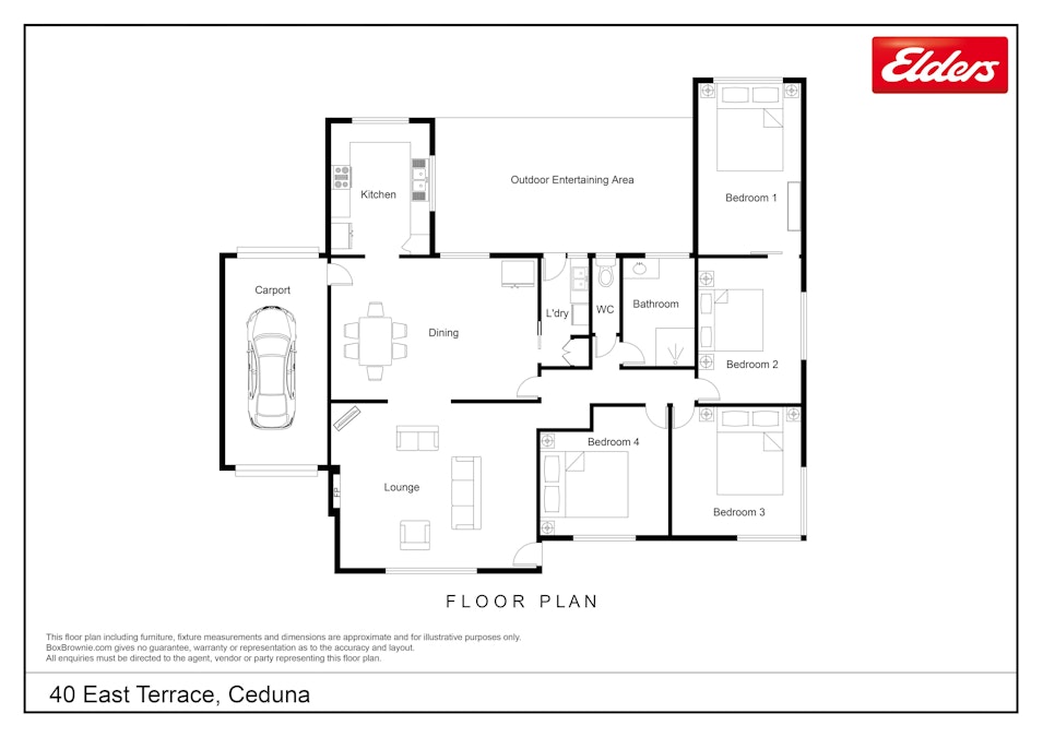 40 East Terrace, Ceduna, SA, 5690 - Floorplan 1
