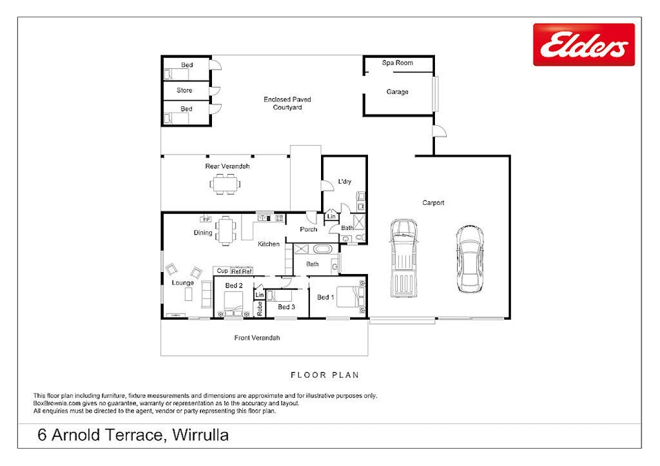2-6 Arnold Terrace, Wirrulla, SA, 5661 - Floorplan 1