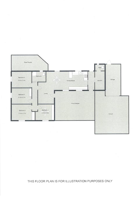 3 Fourth Avenue, Naracoorte, SA, 5271 - Floorplan 1