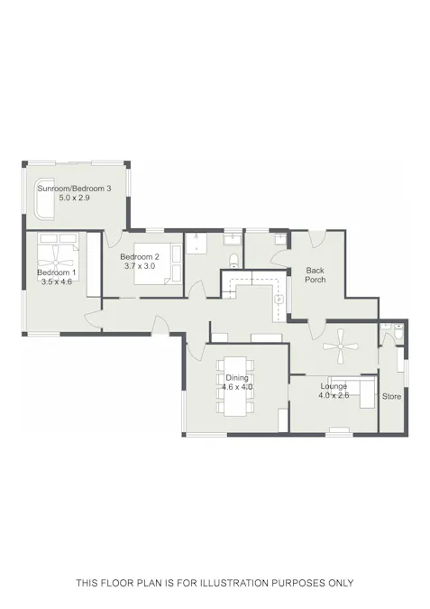 5 Memorial Drive, Naracoorte, SA, 5271 - Floorplan 1