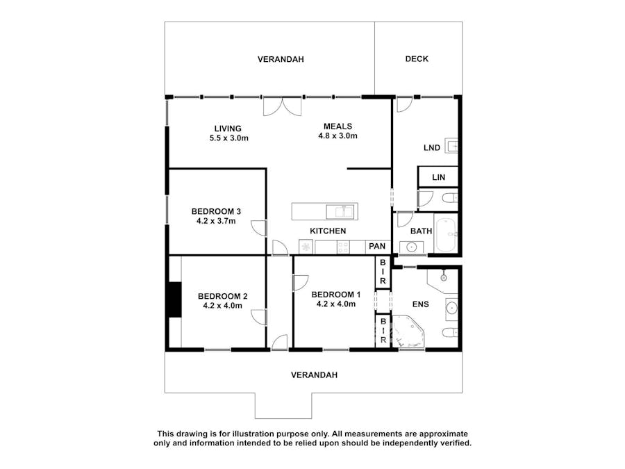 21 Short Street, Millicent, SA, 5280 - Floorplan 1