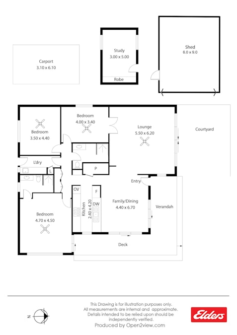 7 Curling Street, Auburn, SA, 5451 - Floorplan 1