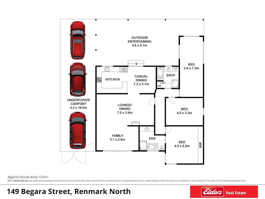 149 Begara Street, Renmark, SA, 5341 - Floorplan 1