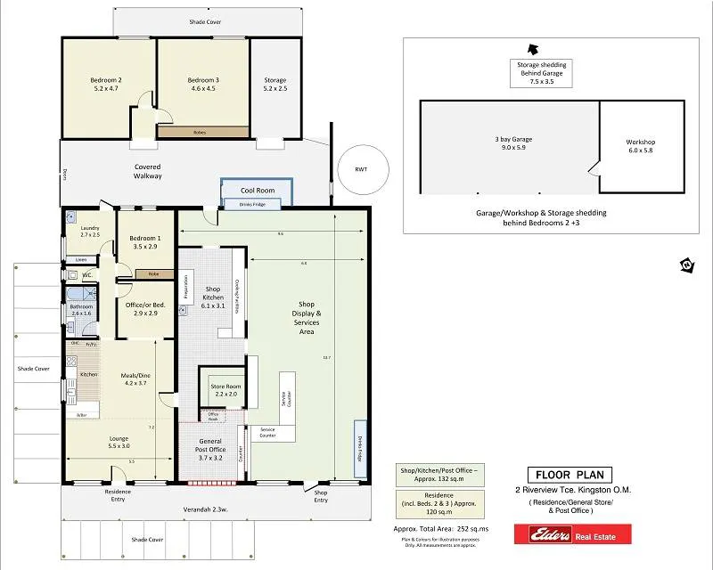 2 River Terrace, Kingston On Murray, SA, 5331 - Floorplan 1