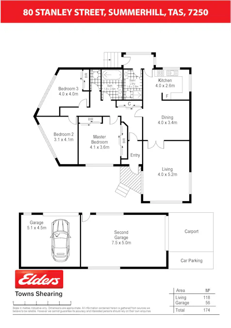 80 Stanley Street, Summerhill, TAS, 7250 - Floorplan 1