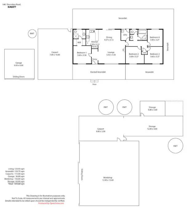 1461 Boundary Road, Burdett, SA, 5253 - Floorplan 1