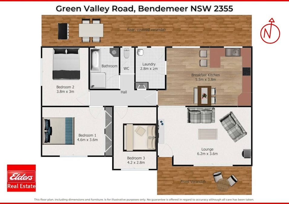 38 Green Valley Road, Bendemeer, NSW, 2355 - Floorplan 1