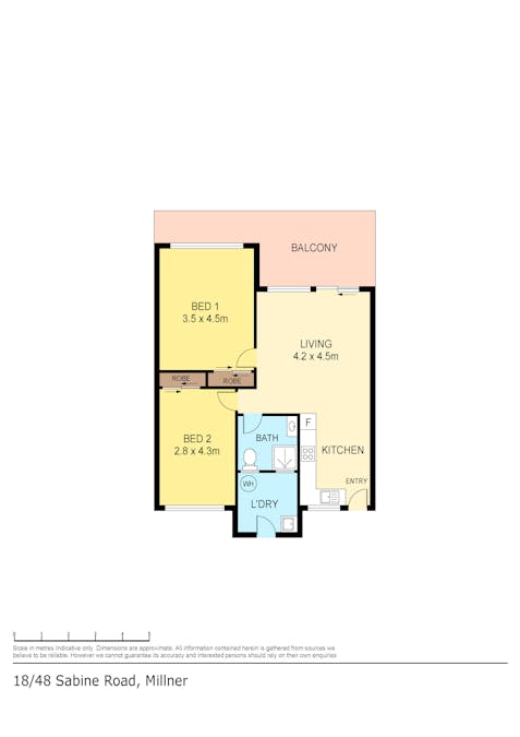 18/48 Sabine Road, Millner, NT, 0810 - Floorplan 1