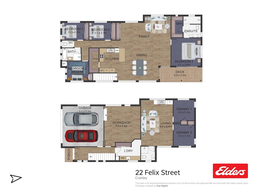 22 Felix Street, Cranley, QLD, 4350 - Floorplan 1