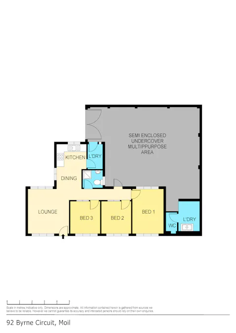 92 Byrne Circuit, Moil, NT, 0810 - Floorplan 1