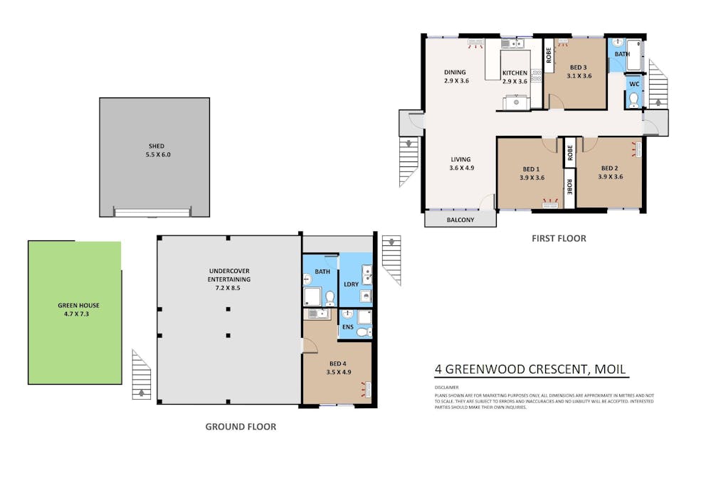 4 Greenwood Crescent, Moil, NT, 0810 - Floorplan 1