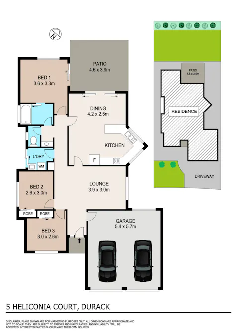 5 Heliconia Court, Durack, NT, 0830 - Floorplan 1