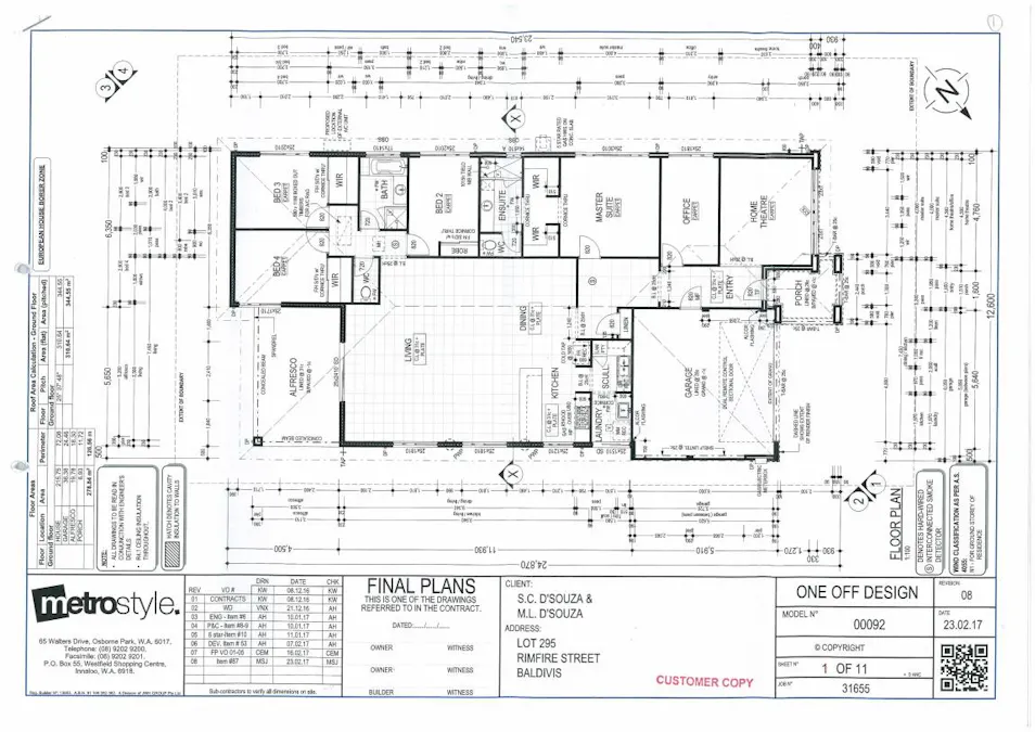 21 Rimfire Road, Baldivis, WA, 6171 - Floorplan 1