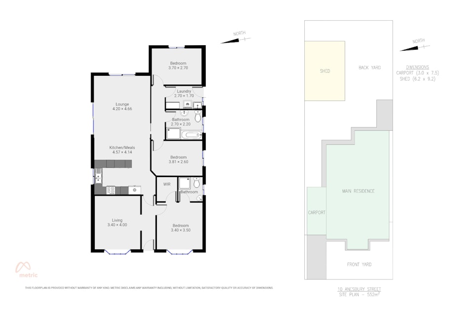 10 Anesbury Street, Whyalla Norrie, SA, 5608 - Floorplan 1