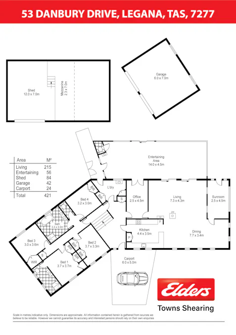 53 Danbury Drive, Legana, TAS, 7277 - Floorplan 1