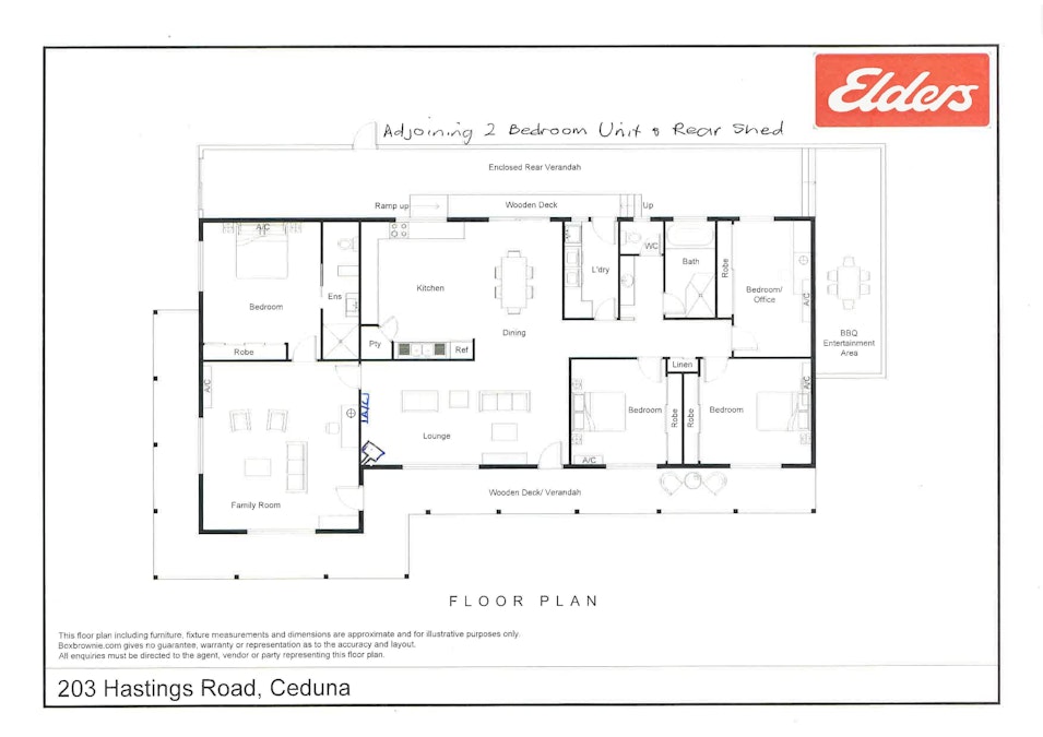 203 Hastings Road, Ceduna, SA, 5690 - Floorplan 2