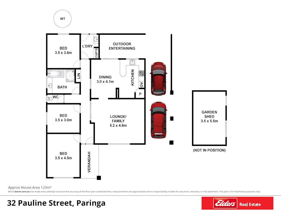 32 Pauline Street, Paringa, SA, 5340 - Floorplan 1