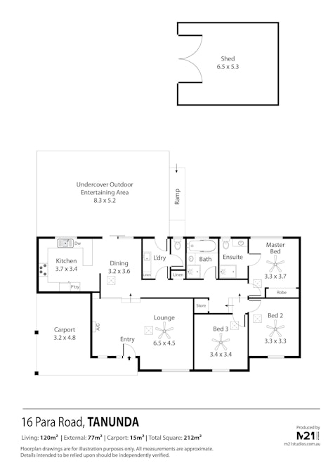 16 Para Road, Tanunda, SA, 5352 - Floorplan 1